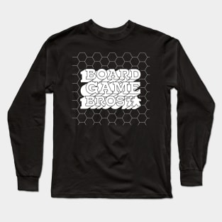 Retro Board Game Bros White Logo Long Sleeve T-Shirt